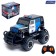 Radio -controlled jeep "Police" works on batteries, black color