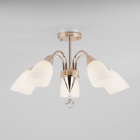 Ellene chandelier, 5x40W E27, color gold