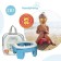 Handypotty road pot in a proprietary bag, blue color