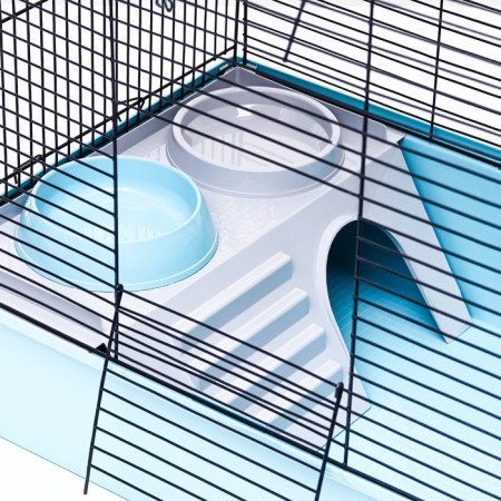 Cage for chinchilla "Pijon" No. 10, collapsible, 58 x 40 x 88, turquoise-6