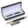 Handle Gift Roller in the leatherette case, the case is black, gold