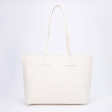 Zipper bag with lightning, white color