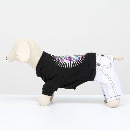 Summarian "Unicorn", size 16 (ds 36 cm, og 46 cm, Osh 35 cm), black and white-4