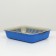 A tray with a grid No. 3, 34 x 25.5 x 7 cm, beige/blue