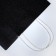 Paper gift package with glitter black, 21 x 11 x 27 cm