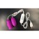 Vibroyaisa Oka-hips, with nozzles for nipples and clitoris, 12 modes, USB, silicone, purple
