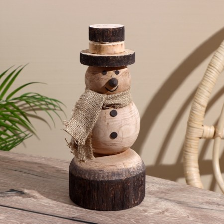 Souvenir New Year's "Snowman" Manvy Tree 11.5x11.5x25.5 cm