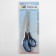 Portnovsky scissors, mowed blade, heat -resistant pens, 9.8 ’’, 25 cm, black/blue color