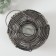 Climber Plastic for 1 candle "Vine leaf" black and white 11x22x18 cm