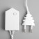 Garland "thread" 5 m, IP20, white thread, 50 LED, glow blue, 8 modes, 220 V