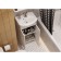 Tumbling under the Aquaton sink Mira N 45 white 1a104401MR010