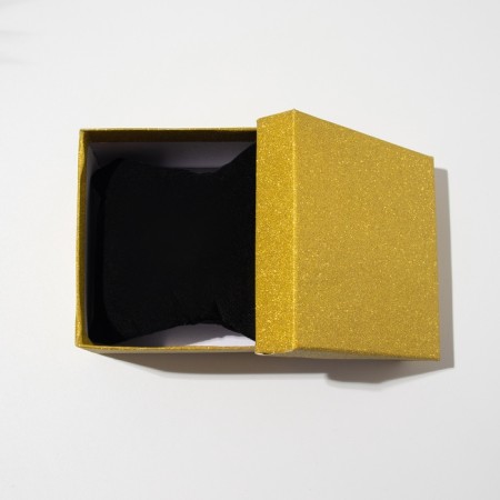 Gift box for bracelet/clock "Shine", 9 × 9, color gold-2