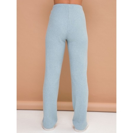 Female trousers, size 50, blue color-1