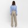 Women's pants (eco -leather) minku: eco leather color gray, size 42