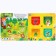 Cardboard book with windows "In the forest, garden and garden", 10 p.