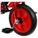 Three -haired bicycle "Vivat 3 ray", red color