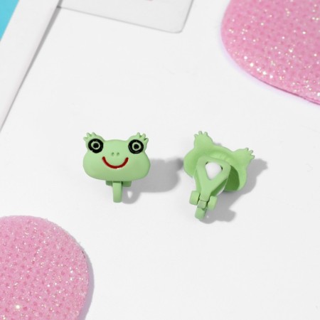 Children's clips "chosen" frogs, green color-2