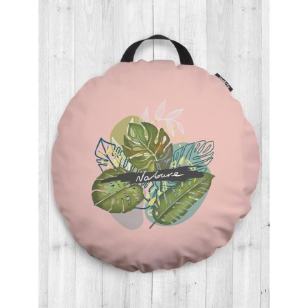 Pillow Sidushka "Tropical Flora", Decorative, D = 52 cm