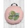 Pillow Sidushka "Tropical Flora", Decorative, D = 52 cm