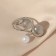 The cloth "Trio", the color is white in silver