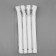 Metal zipper, No. 5, non -proceeding, automatic lock, 18 cm, white/nickel color, price for 1 piece