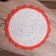 Wicker rug round 38 cm