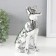 Pig a piggy bank Ceramics "Silver" 11.5x9.5x20.5 cm