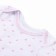 Body baby with short sleeve, white color/hearts, height 80