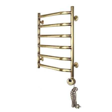 Domoterm electric heated towel rail "Laura" P6, 500x600 mm, right, bronze
