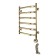 Domoterm electric heated towel rail "Laura" P6, 500x600 mm, right, bronze
