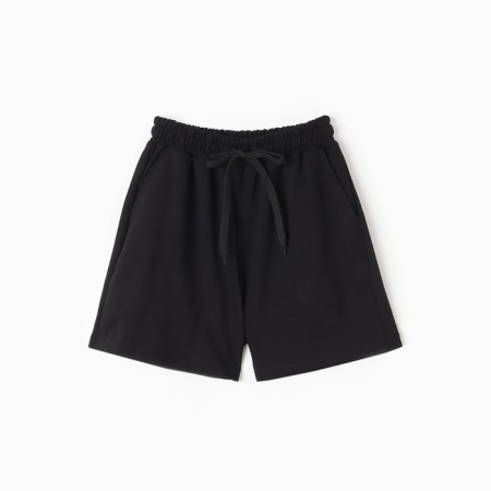 Women's shorts, black color, size 48