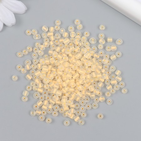 Glass beads 6/0 "peach" shines UV 450 gr.-1