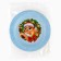 New Year's Papa plate "Happy New Year", a snake with a wreath, 18 cm, disposable