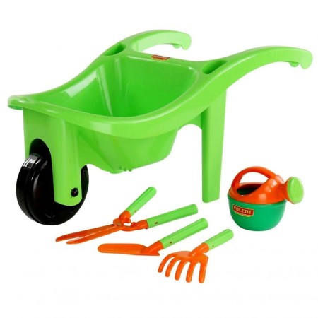Game set No. 605 car, scoop, robbery, coach, watering can