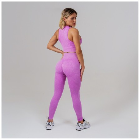Sports legins, size S, pink color-13