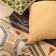 Decorative pillowcase 40x40 cm, Circle Beige, 100% cotton