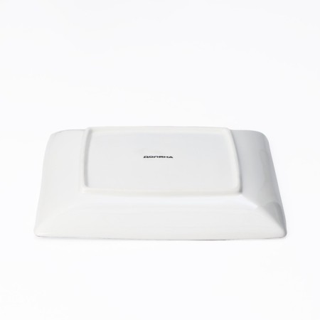 Porcelain Serving Dolyana dish "Festive commotion. Gnome bim ”, d = 20.5 cm, white color-2