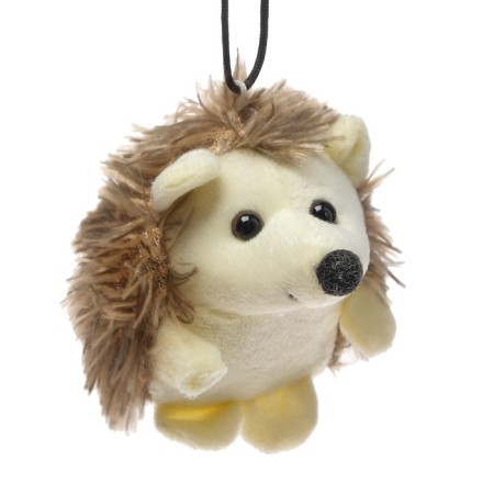 Suspension on a mirror, hedgehog, height 9 cm, lace 19 cm, mix-1