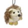 Suspension on a mirror, hedgehog, height 9 cm, lace 19 cm, mix