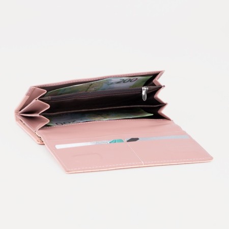 Women's wallet on magnets, powder color-3