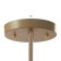 Luer "Lessons" 2x40W E27 Gold 44x33x28 cm