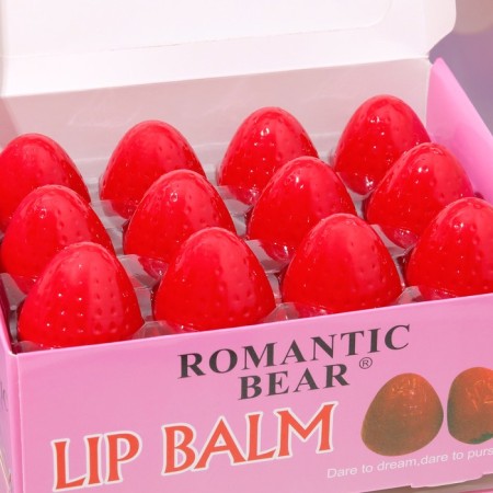 Lip balm "Strawberry", 12 g-4