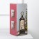 LED figure "Santa Claus with a bag" 9 × 23 × 9 cm, plastic, AAX3 batteries (not complete), USB, glow warm white