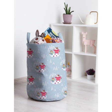 Basket for toys "Walk of cats, size 35x50 cm