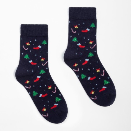 Women's socks, blue color, size 23-25-1