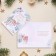 Postcard "Fairytale New Year!" embossing, deer, 18 x 12 cm