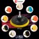 Circle for polishing Torso, 75 mm, set of 13 items