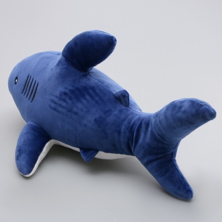 Soft toy "Shark", 55 cm, blue color-3