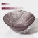 Glass salad "Drachna", d = 15 cm, burgundy color