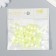 Beads for creativity plastic "Flower Pearl" set 40 pcs white 1.5x1.5 cm
